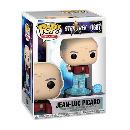 Funko Pop! Plus Star Trek Transporter - (1687) Jean Luc Picard Glitter Figure