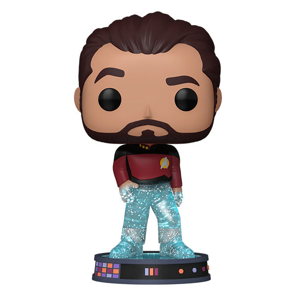Funko Pop! Plus Star Trek Transporter – (1688) William T. Riker Figur Glitzer