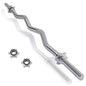 HB Curl Barbell 120cm Ø25mm Steel Dumbbell Curved Bar Bodybuilding 1.20M