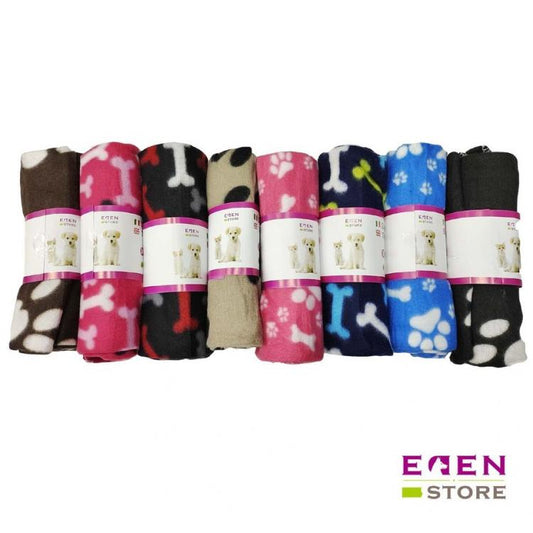 COPERTA PLAID PILE COPRIDIVANO ANIMALI COPRI SEDILE AUTO PER CANI GATTI | 90X120