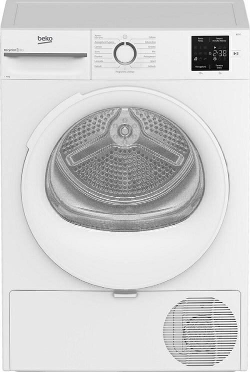 Asciugatrice Beko 10kg Classe D Bianca