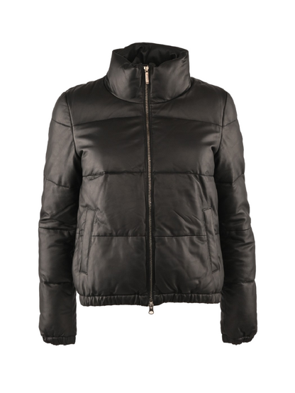 Bomboogie Giubbotto in pelle da donna imbottito JWELLYPLMQ 90 nero