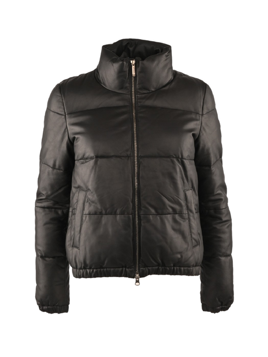 Bomboogie Giubbotto in pelle da donna imbottito JWELLYPLMQ 90 nero