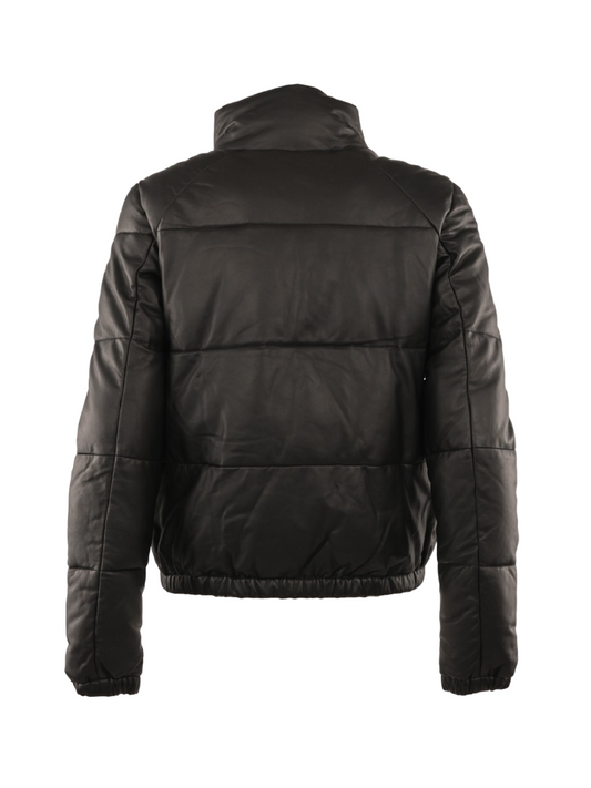 Bomboogie Giubbotto in pelle da donna imbottito JWELLYPLMQ 90 nero