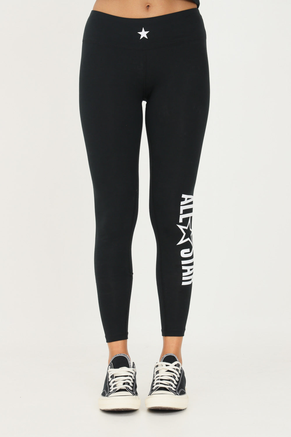 Converse pantalone sportivo da donna Leggings All Star 10023331-A01 nero