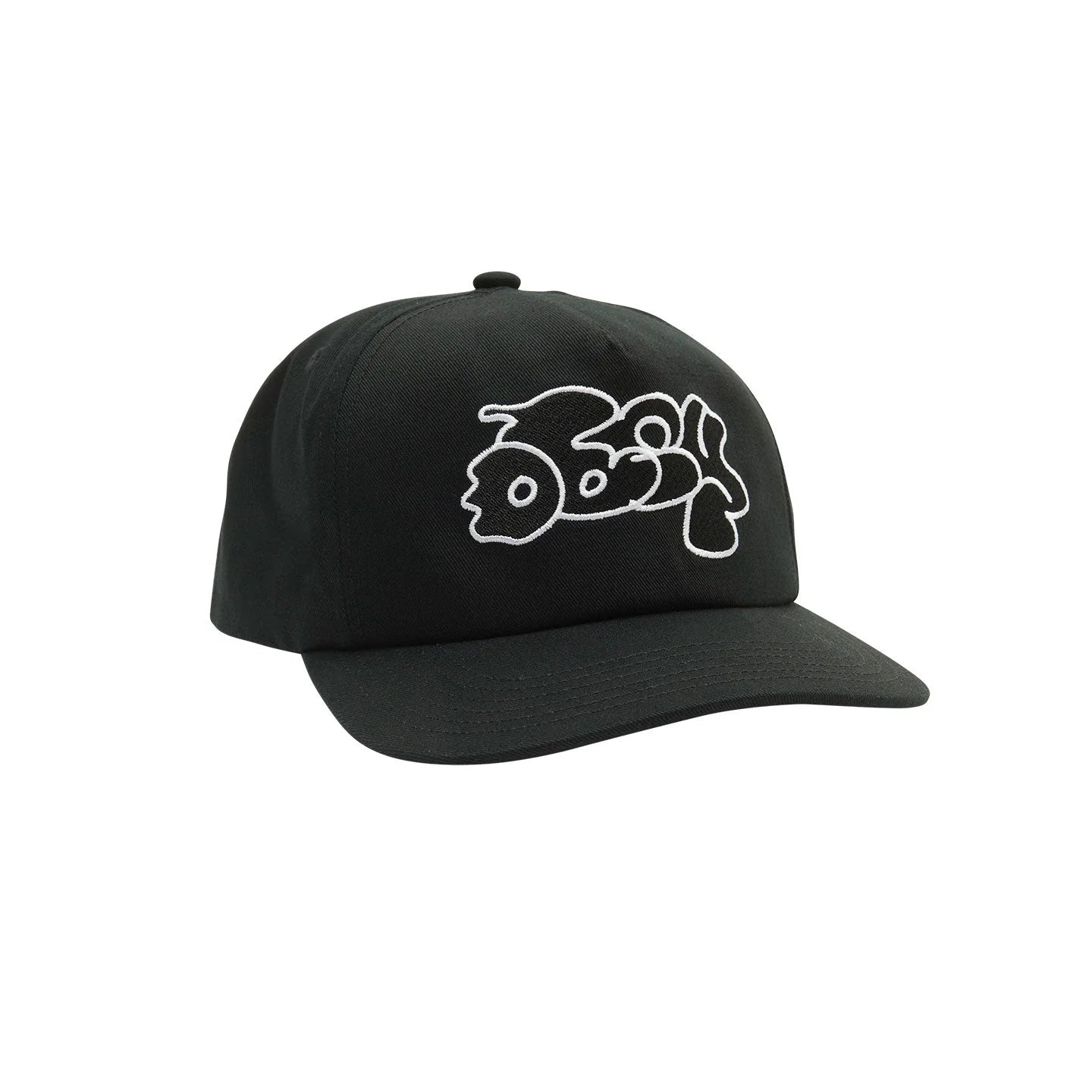 Obey berretto con visiera 5 pannelli Bubble 100490107 black taglia unica