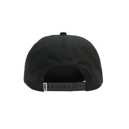 Obey berretto con visiera 5 pannelli Bubble 100490107 black taglia unica