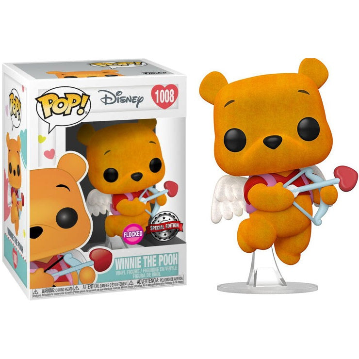 Funko Pop! Disney – (1008) Winnie Puuh beflockte Special Edition Vinyl-Figur