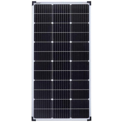 Pannello Solare Fotovoltaico 100W 12V Monocristallino Batteria Barca Camper