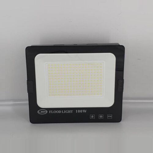 LED-Flutlichtstrahler Slim 100W Watt IP66 SMD Multichip Außenleuchte Weiß