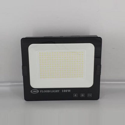 LED-Flutlichtstrahler Slim 100W Watt IP66 SMD Multichip Außenleuchte Weiß