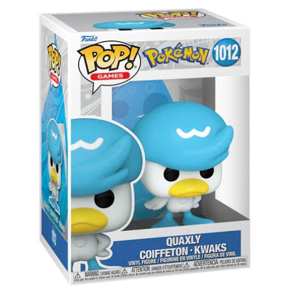 Funko Pop! Games – Pokémon (1012) Quaxly Vinyl-Figur Evo Quaxwell 9cm Statue