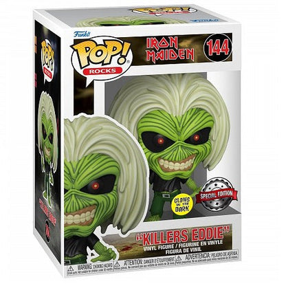 Funko Pop! Rocks Iron Maiden Killers Eddie – (144) Special Edition Gitd Limitiert