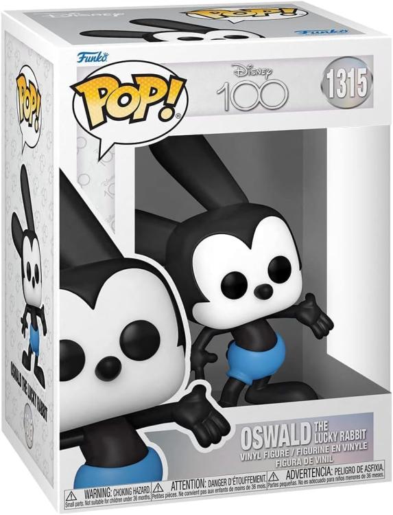Funko Pop! Disney 100th - (1315) Oswald (The Lucky Rabbit) Vinyl Figure 9cm