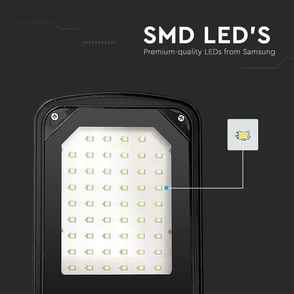 Straßenleuchte LED SMD 50W Schwarz 4000K IP65 für Außenbeleuchtung