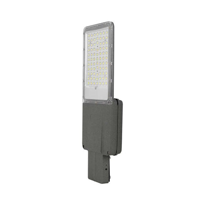 LED-Solar-Straßenleuchte 35W mit Panel und LiFePO4-Akku 4000K IP65 Grau