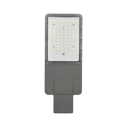 LED-Solar-Straßenleuchte 35W mit Panel und LiFePO4-Akku 4000K IP65 Grau