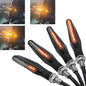 PAIR LED COB 12V MOTORCYCLE TURN SIGNALS SEQUENTIAL INDICATOR LIGHT 2 PCS