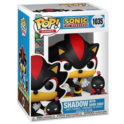 Funko Pop! Games Sonic The Hedgehog – (1035) Shadow mit Dark Chao Vinylfigur
