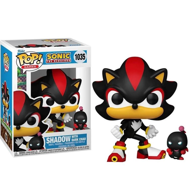 Funko Pop! Games Sonic The Hedgehog – (1035) Shadow mit Dark Chao Vinylfigur