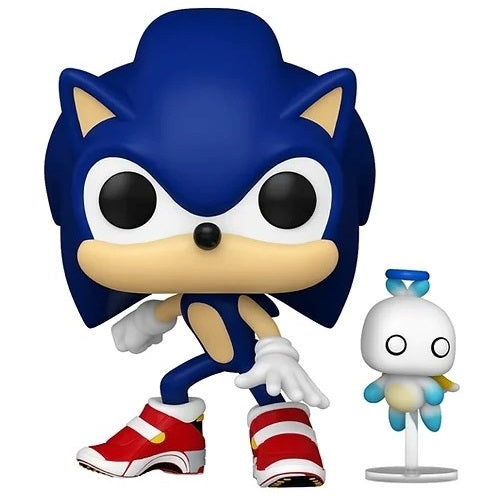Funko Pop! Games Sonic The Hedgehog – (1036) Sonic mit Hero Chao Figur Vinyl