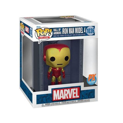 Funko Pop! Deluxe - Marvel Hall Of Armor: Iron Man Modell 4 (1036) Figur Px 15cm