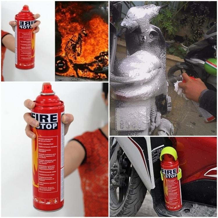 2 x Mini tragbarer Feuerlöscher 500ml Auto Boot Wohnmobil Haus Büro Feuerlöscher