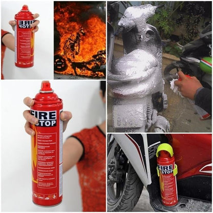 2 x Mini tragbarer Feuerlöscher 500ml Auto Boot Wohnmobil Haus Büro Feuerlöscher