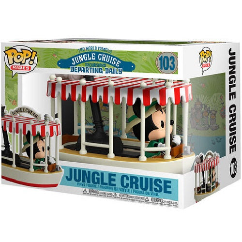 Funko Pop! Rides Skipper Mickey Mouse Jungle Cruise mit Boot (103) Vinylfigur