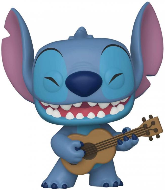 Funko Pop! Disney Lilo & Stitch - (1044) Stitch mit Ukulele Vinyl Figur 9cm