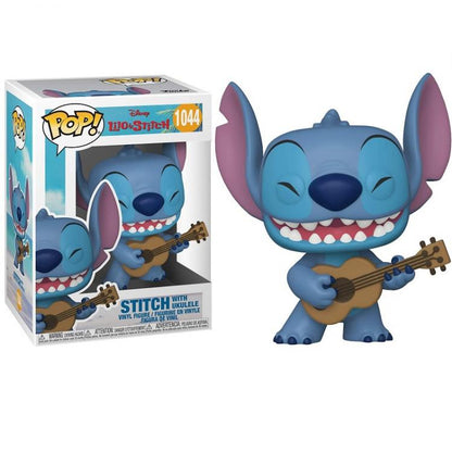 Funko Pop! Disney Lilo & Stitch - (1044) Stitch mit Ukulele Vinyl Figur 9cm