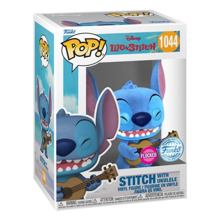 Funko Pop ! & Tee Lilo & Stitch (1044) Stitch With Ukulele Vinyl Funko+T-Shirt