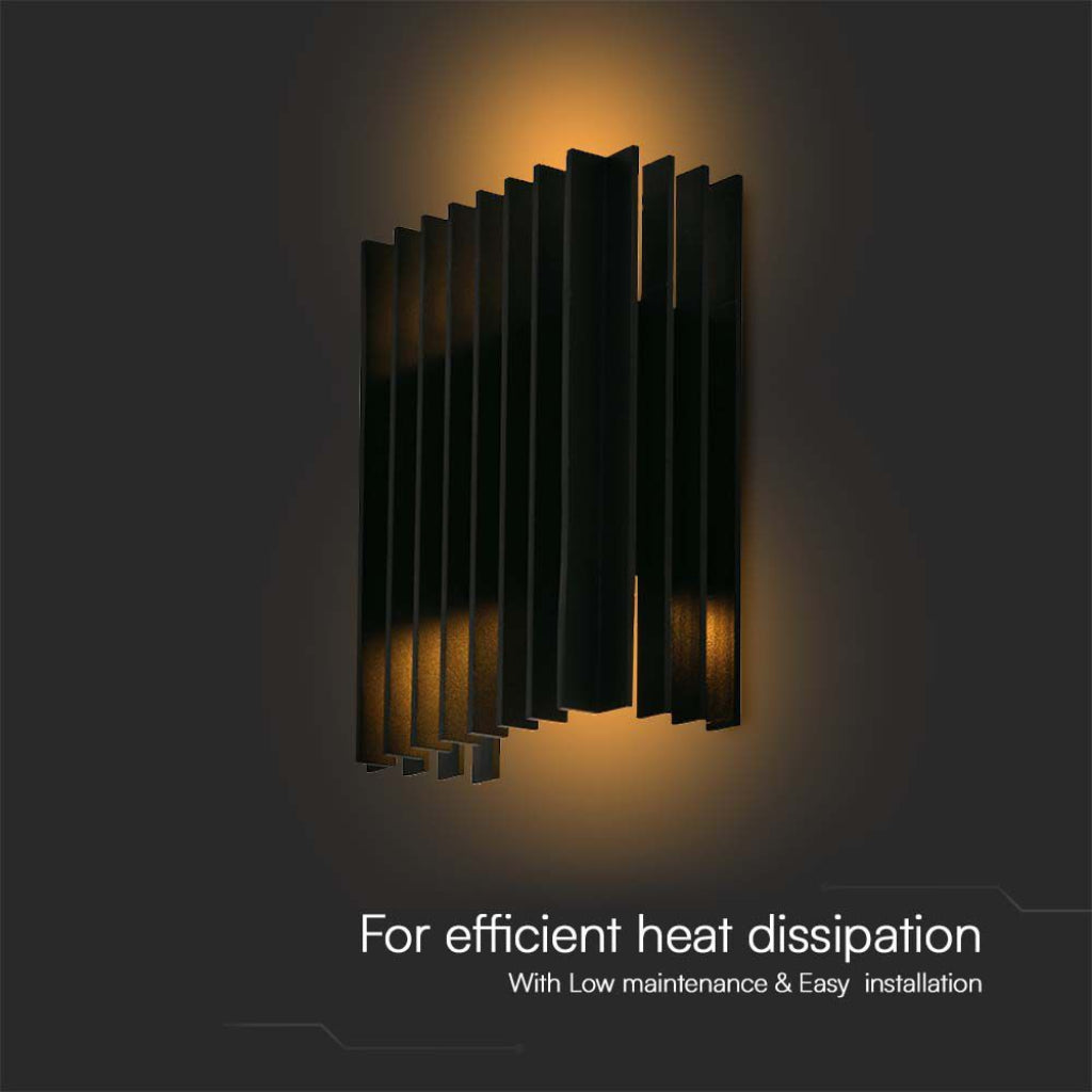 Lampada LED Muro 26W Orientabile IP65 4000K Nero V-TAC