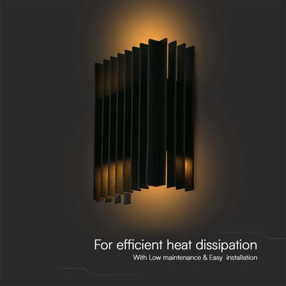 Lampada LED Muro 26W Orientabile IP65 4000K Nero V-TAC