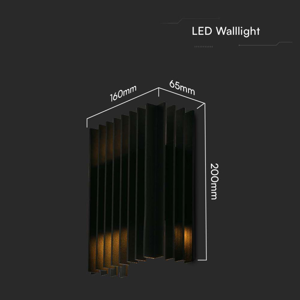 Lampada LED Muro 26W Orientabile IP65 4000K Nero V-TAC