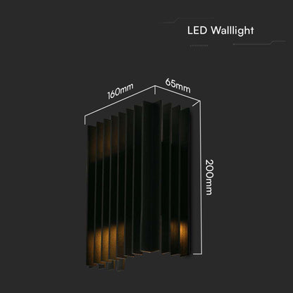 Lampada LED Muro 26W Orientabile IP65 4000K Nero V-TAC