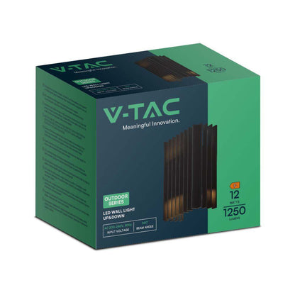 Lampada LED Muro 26W Orientabile IP65 4000K Nero V-TAC