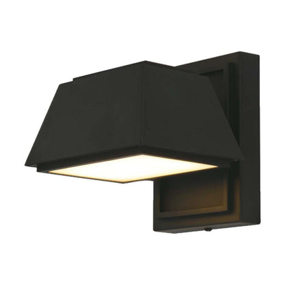 V-TAC 15W Double Beam IP65 3000K Black LED Wall Lamp
