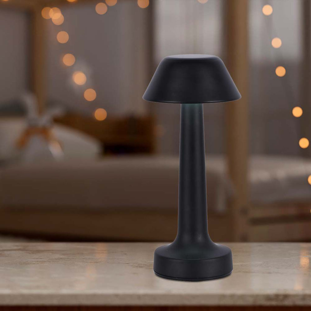 V-Tac Lampada LED da Tavolo 1W USB-C Touch Dimmerabile Nera