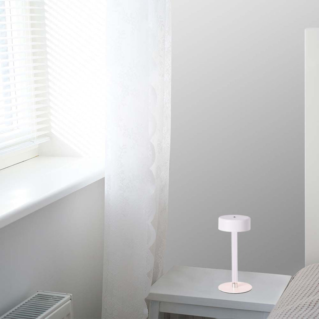 V-Tac Lampada LED da Tavolo 3W USB-C Touch Dimmerabile Bianca