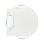4W LED Wall Sconce with 4 Light Beams 4000K IP54 White