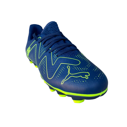 Puma scarpa da calcio da ragazzo Future Play FG/AG 107388 03 blu persia-verde