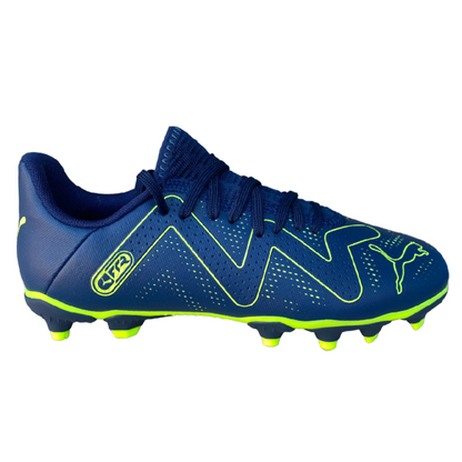 Puma scarpa da calcio da ragazzo Future Play FG/AG 107388 03 blu persia-verde