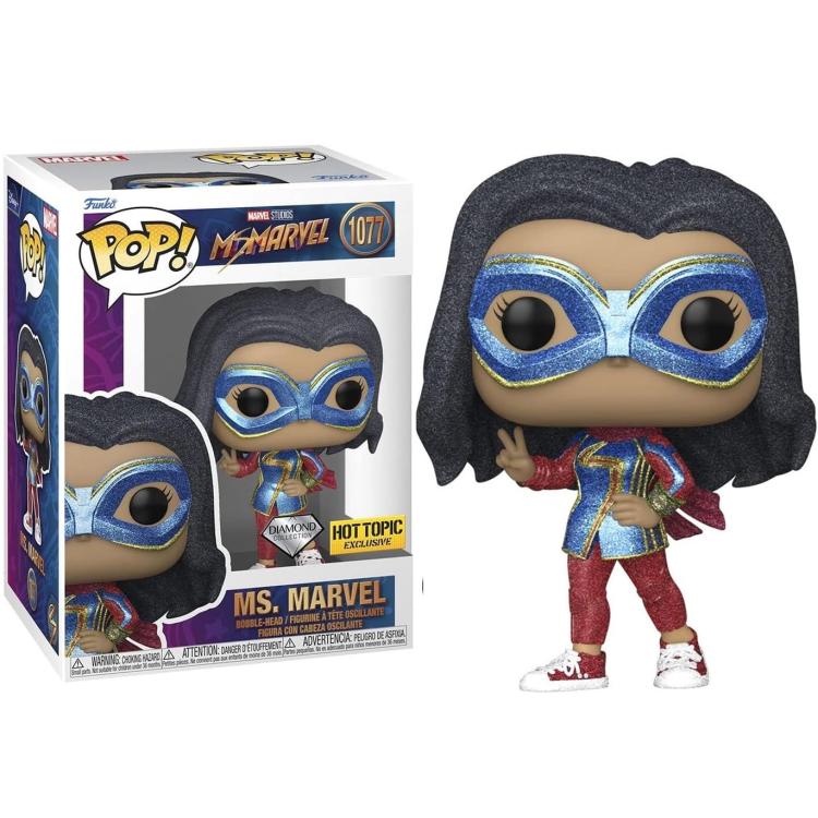Funko Pop! Marvel Studios Ms. Marvels (1077) Ms. Marvel (Diamond) Special Edition