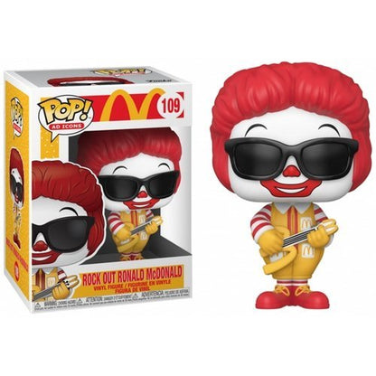 Funko Pop Ad Icons Mcdonald'S 109 Rock Out Ronald Mcdonald Pop Vinyl Figur Mac