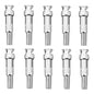 10pcs SCREW BNC MALE CONNECTOR PLUGS METAL FOR RG59 CABLE CCTV DVR