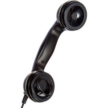 Brondi Vintage Festnetztelefon 10 Tisch Retro Einstellbarer Klingelton Schwarzes Kabel