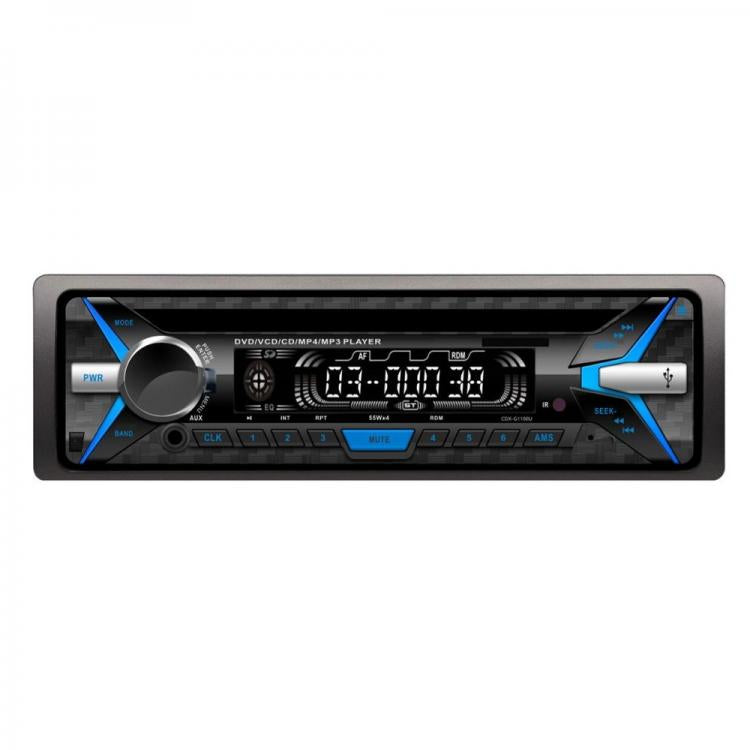 Autoradio mit CD DVD MP3 MP4 USB Aux Bluetooth 60W abnehmbares Bedienteil