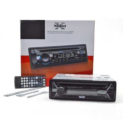 Autoradio mit CD DVD MP3 MP4 USB Aux Bluetooth 60W abnehmbares Bedienteil