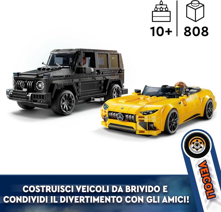 Lego 76924 – Speed Champions Mercedes-AMG G 63 & Mercedes-AMG SL 63 (808 Teile)